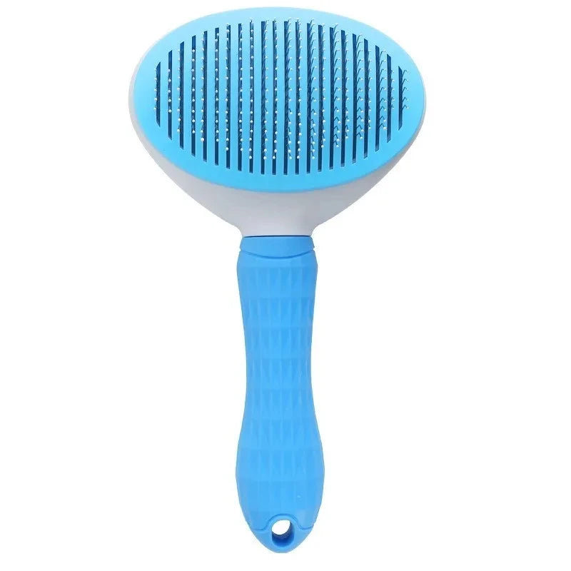 Self-Cleaning Pet Grooming Brush for Dogs & Cats